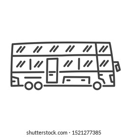 Hand-drawn from various transportations. Visit my profile for more doodle vector.