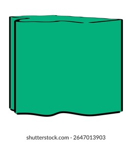Handgetekende vector van Barda, Azerbeidzjan met eenvoudige warme illustratiestijl.
