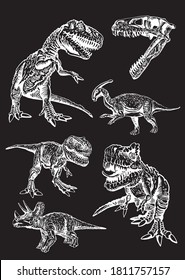 664 Chalk dinosaur Stock Illustrations, Images & Vectors | Shutterstock