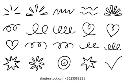 Hand  drawn vector