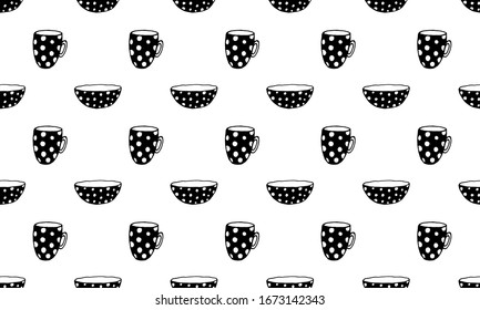 Ilustración de conjunto de cookware vector dibujado a mano. Cubertería, cocina, cocina
