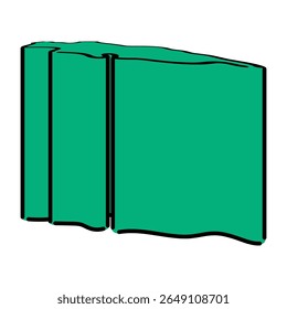 Vector dibujado a mano de Hajigabul, Azerbaiyán para uso creativo versátil.