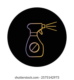 Hand-drawn vector icon for Pesticide Free. A hand-drawn illustration emphasizing eco-consciousness, safety, and pesticide-free certification.