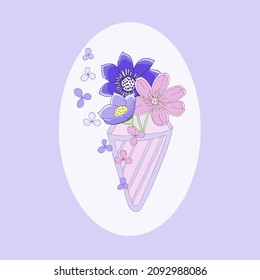 Hand-drawn vector illustration, design for invitations and greeting cards.