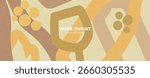 Hand-drawn vector illustration of wine elements with a minimalist style and retro texture. Suitable for wine-themed designs, promotions, and decor. Simple and elegant design.