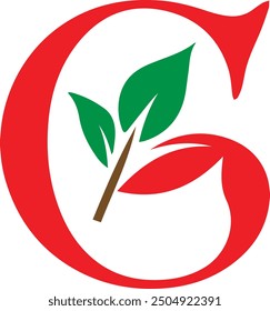A hand-drawn vector image featuring the letter "G" for multipurpose use, particularly for T-shirt designs. The "G" should have a casual, organic feel, with sketch-like lines and subtle imperfections.