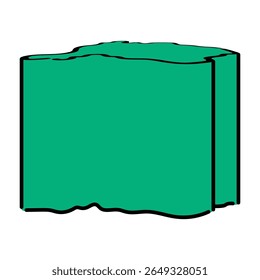 Vetor desenhado à mão de Kurdamir, Azerbaijão para uso versátil.