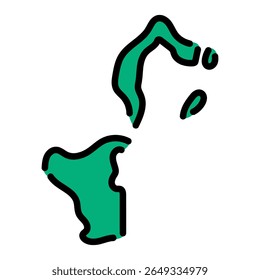 Vetor desenhado à mão de Lankaran, Azerbaijão para vários usos.
