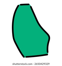 Hand-drawn vector of Lankaran, Azerbaijan for various uses.