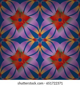 Hand-drawn vector mandala with colored abstract pattern on a background. Bag design.