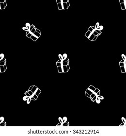 Hand-drawn Vector Seamless Gift Pattern