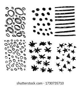 Hand-drawn vector texture in doodle style.

