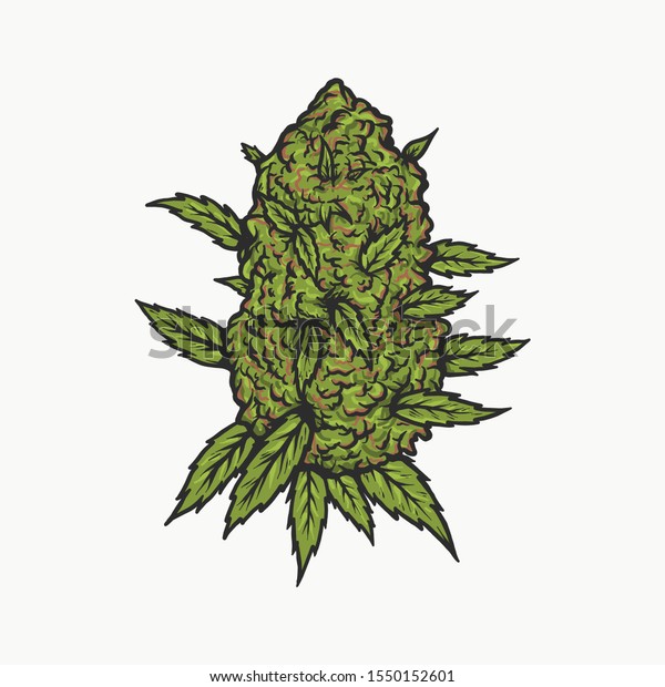 Фотообои "bag nug smoking blunt from weed flower cannabis bud characte...