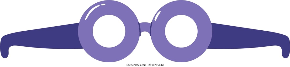 Handdrawn Vintage Glasses Vector Illustration