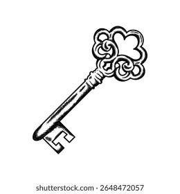 Hand-drawn vintage-style illustration created in engraved sketch outline technique. etching aesthetics, retro packaging, heritage branding, antique books, vintage-themed design projects