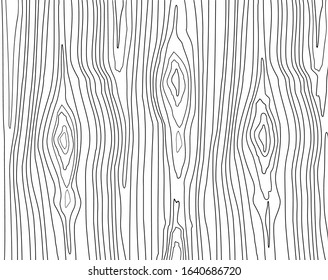 Hand-drawn woods texture. Vector pattern. 