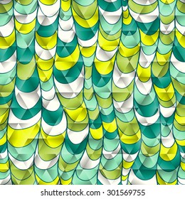 Hand-drawn zentangle color seamless pattern. Crystal texture.