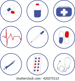 a handful of pills icon