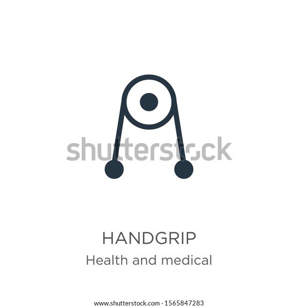 Handgrip icon\
vector. Trendy flat handgrip icon from health collection isolated\
on white background. Vector illustration can be used for web and\
mobile graphic design, logo,\
eps10