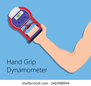 Handgrip Muscle Strength Scale Dynamometer Testing measure therapist grading diagnostic range of motion bone mineral density osteoporosis athletic checkup health muscular power