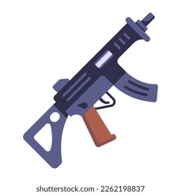Handgun-Flachsymbol mit hoher Grafikqualität 