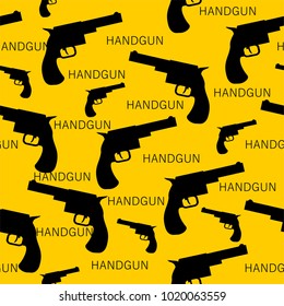 handgun seamless pattern