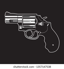 Handgun Vector High Quality Detailed