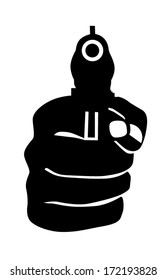 handgun vector illustration
