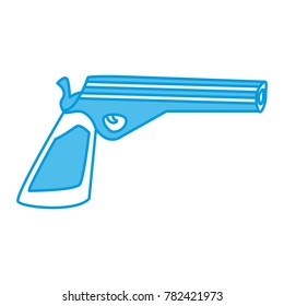 Handgun weapon isolated