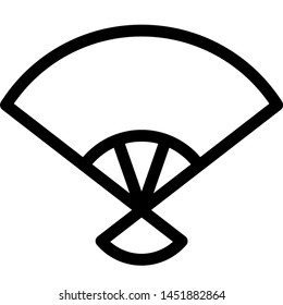 A hand-held chinese fan a folding device used ancient times for air circulation or ceremony accessory