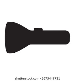 Handheld flashlight or electric torch tool vector illustration