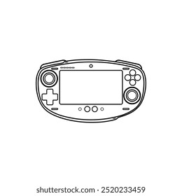 handheld game console concepts design vector