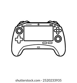 handheld game console concepts design vector