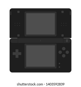 Handheld game console flat icon