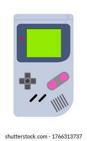 Handheld game console flat icon