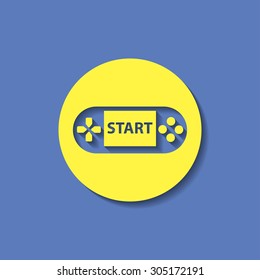 Handheld game console icon