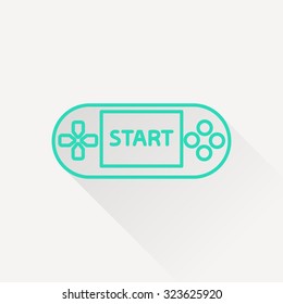 Handheld game console icon