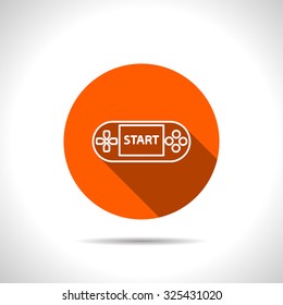 Handheld game console icon