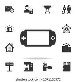 Handheld game console icon. Detailed set of web icons. Premium quality graphic design. One of the collection icons for websites, web design, mobile app on white background