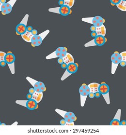 Handheld game flat icon,eps 10 seamless pattern background