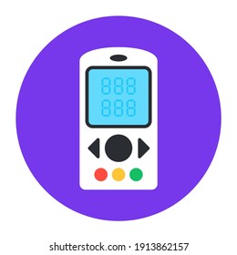 
Handheld game vector, electronic video game device 