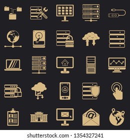 Handheld icons set. Simple set of 25 handheld vector icons for web for any design