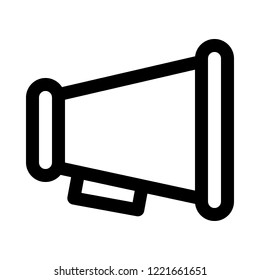 Handheld megaphone object