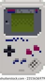 Viñeta portátil Mini Comboy Game Boy Gameboy Mano Contenedor De Consola De 8 Bits Pixelado Vector De Arte Píxel EPS Clip Art PNG Sin Fondo Transparente NFT