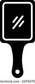 Handheld Mirror Icon - Beauty and Reflection