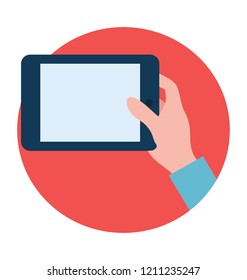 
A handheld smartphone for selfie 
