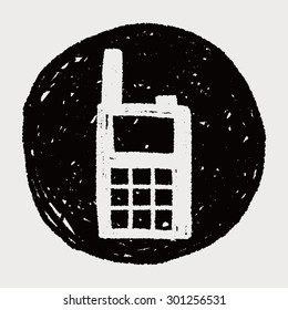 handheld transceiver doodle