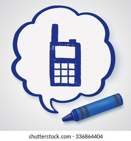 handheld transceiver doodle