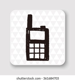 handheld transceiver doodle