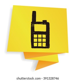 handheld transceiver doodle